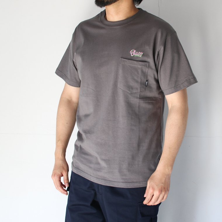 BLUCO WORK GARMENT ブルコ 143-22-005 POCKET TEE ポケットT -SCRIPT-