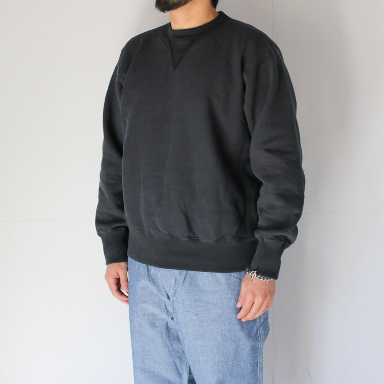 トゥームーン TWO MOON 10299 ヘビーウエイトセットインスリーブスウェット Heavy weight Set-in-sleeve  Sweatshirt カーボンブラック