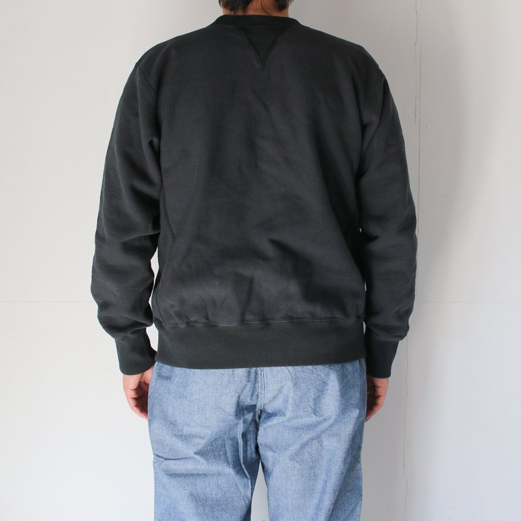 トゥームーン TWO MOON 10299 ヘビーウエイトセットインスリーブスウェット Heavy weight Set-in-sleeve  Sweatshirt カーボンブラック