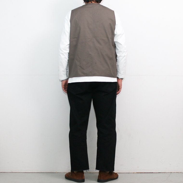 ワーカーズ WORKERS K&T H ベスト ベンタイル W&G Vest, Heavy Ventile, Wolf Grey