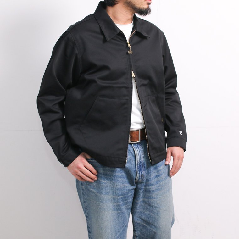 ブルコ BLUCO WORK GARMENT 141-31-001 スタンダードワークジャケット STANDARD WORK JACKET ブラック