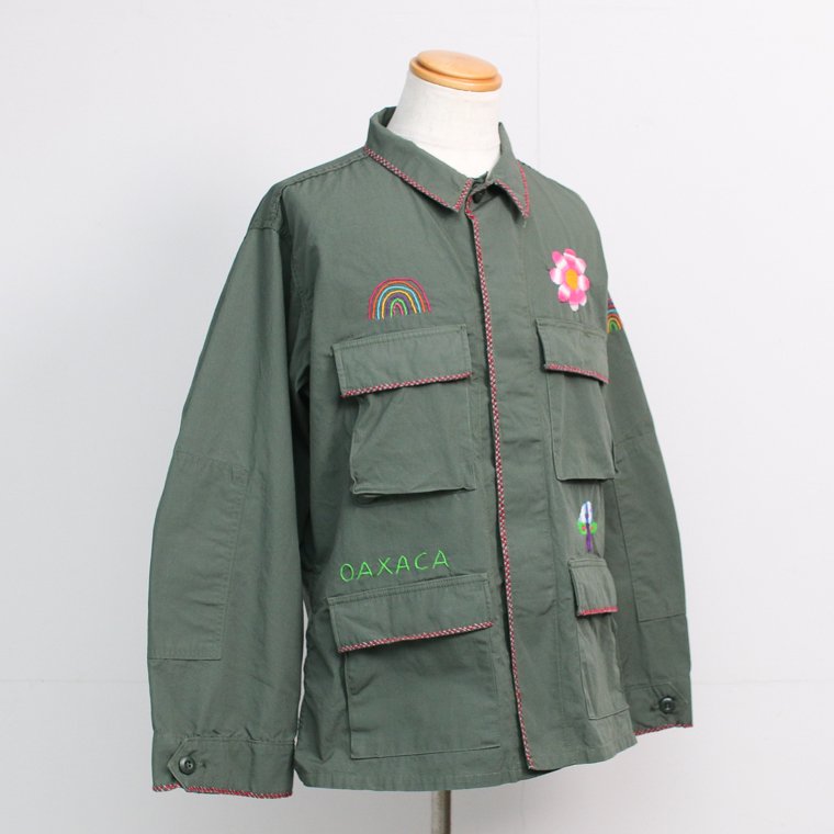 Oaxaca オアハカ Laid Back Military Jacket レイドバックミリタリージャケット BDUジャケット D