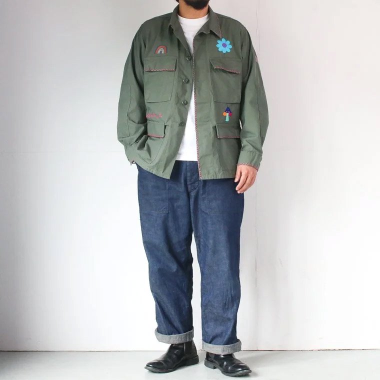 Oaxaca オアハカ Laid Back Military Jacket レイドバックミリタリージャケット BDUジャケット D