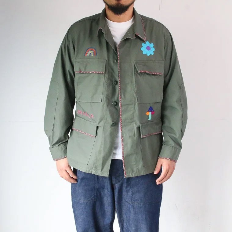 Oaxaca オアハカ Laid Back Military Jacket レイドバックミリタリージャケット BDUジャケット D