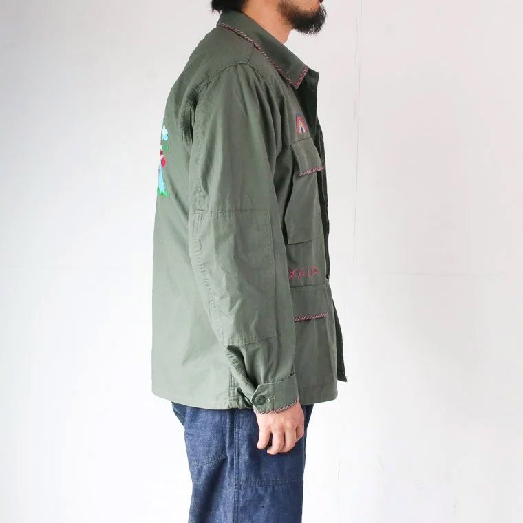 Oaxaca オアハカ Laid Back Military Jacket レイドバックミリタリージャケット BDUジャケット D