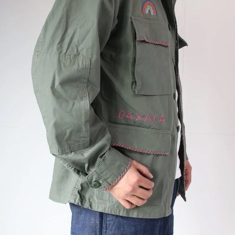 Oaxaca オアハカ Laid Back Military Jacket レイドバックミリタリージャケット BDUジャケット D