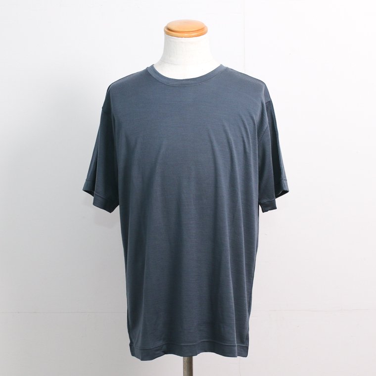 STATIC スタティック RAW L.W. S/S SHIRTS M's メリノウール 半袖シャツ インク