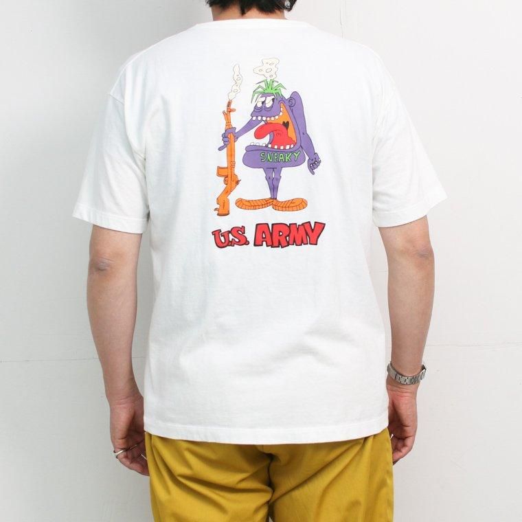 バズリクソンズ BUZZ RICKSON'S 東洋エンタープライズ BR79400 GOVERNMENT ISSUE TEE U.S.ARMY ホワイト