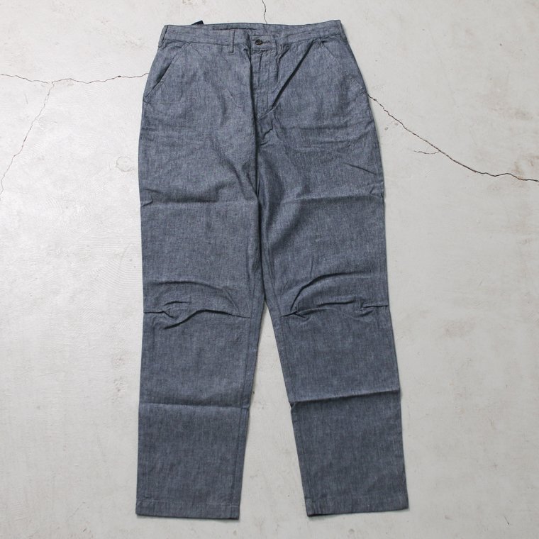 ワーカーズ WORKERS K&T H オフィサートラウザー FWP Trousers, 6 oz Indigo Chambray