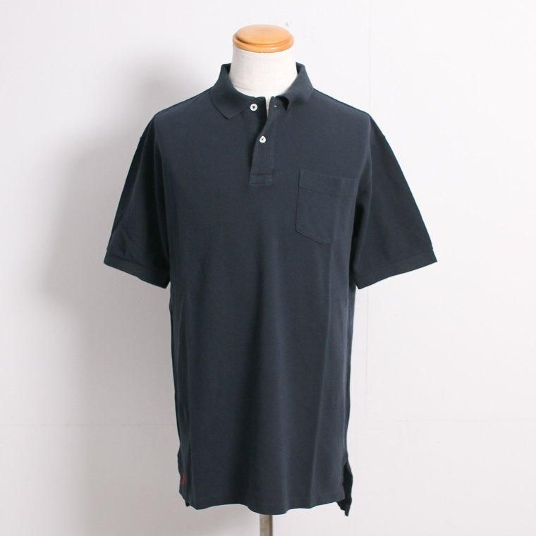 ワーカーズ WORKERS K&T H ビッグフィットポロ BIG Fit Polo, Fade Black