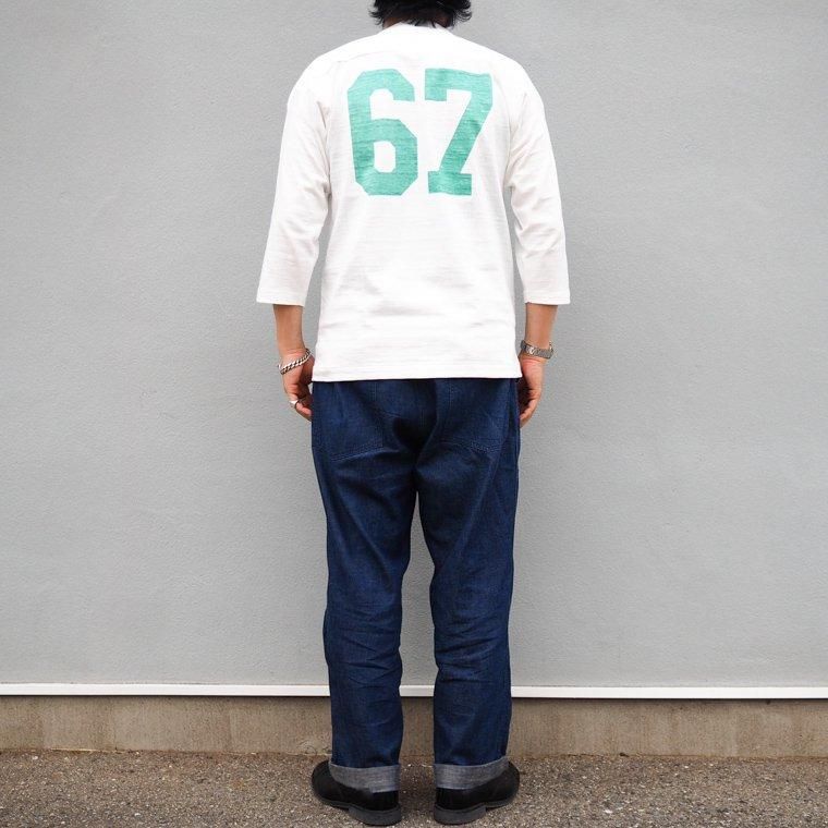 ウエアハウス WAREHOUSE Lot 4063 七分袖フットボールT FOOTBALL T No.67