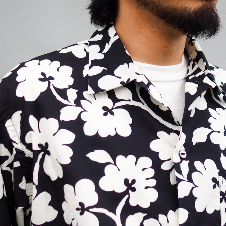 サニースポーツ SUNNY SPORTS プリンテッドボックスシャツ PRINTED BOX SHIRTS ブラック