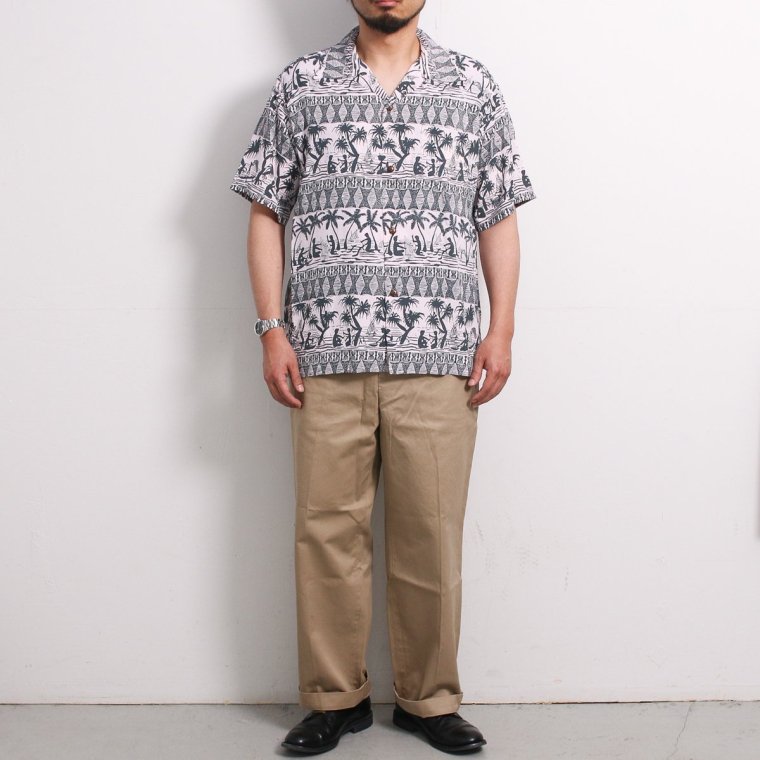 SUN SURF サンサーフ 東洋エンタープライズ SS39220 ハワイアンシャツ RAYON HAWAIIAN SHIRT “ISLAND  CLASSIC BORDER”