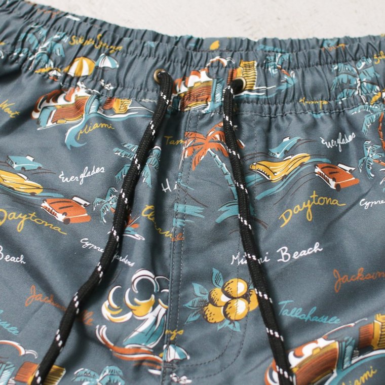 シーング Seaing ボードショーツ Board Shorts CLASSIC ALOHA チャコール