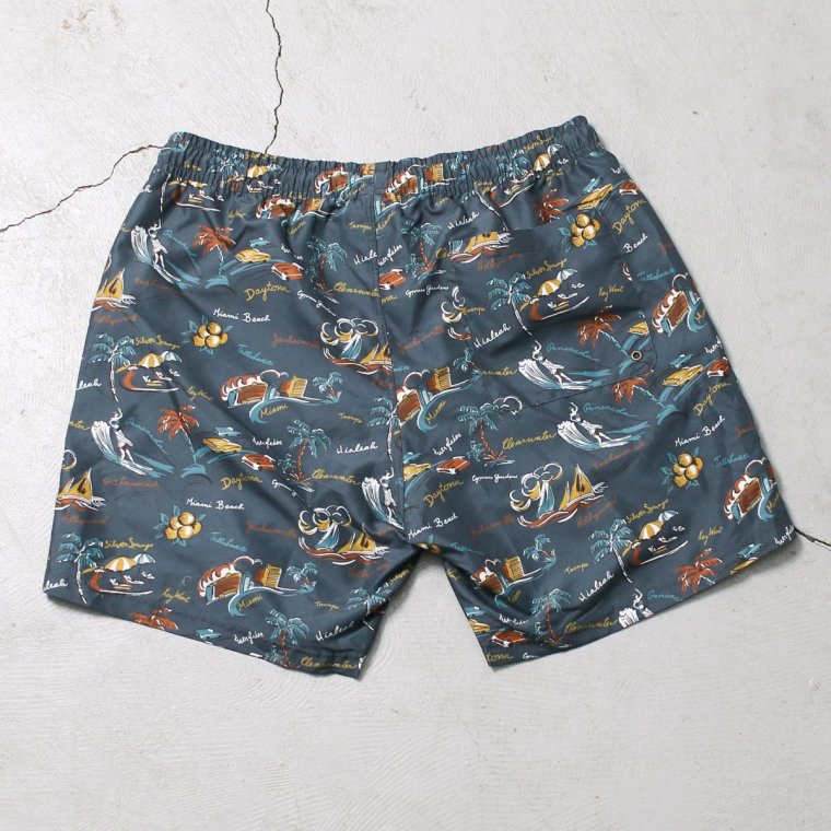 シーング Seaing ボードショーツ Board Shorts CLASSIC ALOHA チャコール