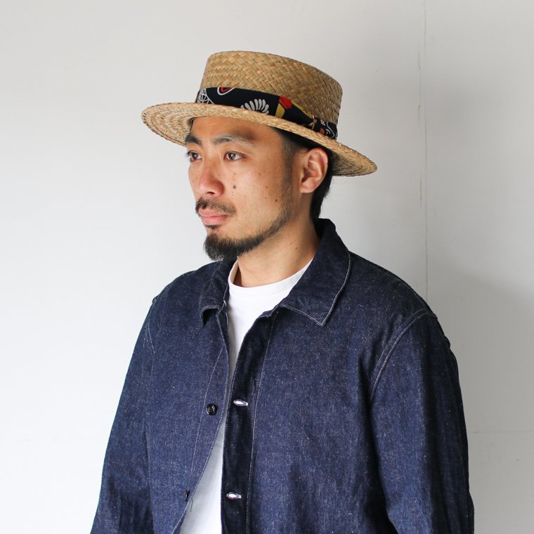 SUN SURF サンサーフ 東洋エンタープライズ SS02787 “WAIKIKI REEF” ISLAND BOATER HAT by  Mr.FATMAN パナマハット