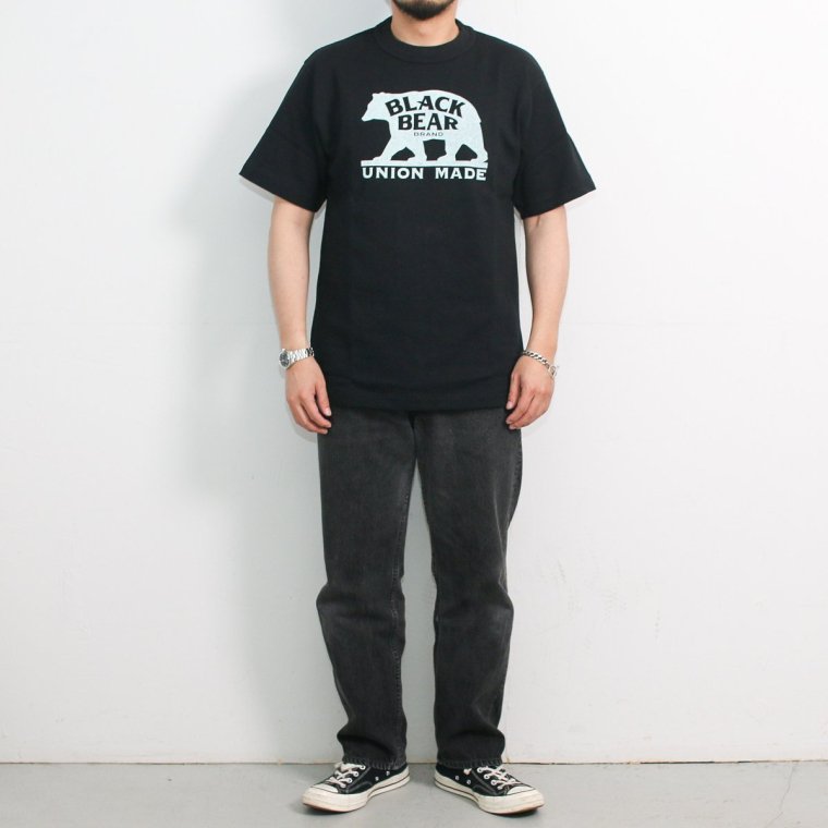 BLACK BEAR BRAND ブラックベアーブランド Special Japan Edition スペシャルジャパンエディション UNION  MADE Tee ブラック