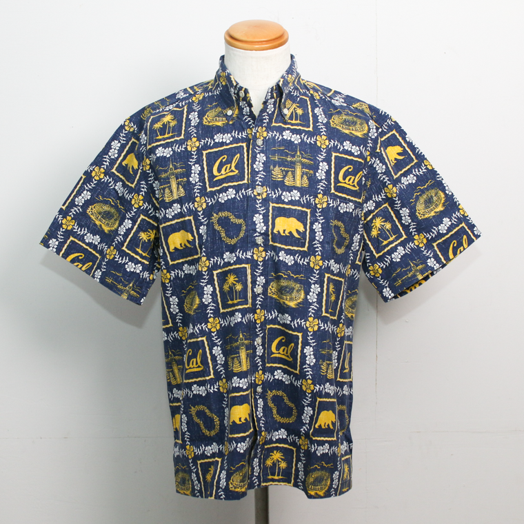 レインスプーナー REYN SPOONER バークレー アロハシャツ UC BERKELEY BUTTON FRT SHIRT