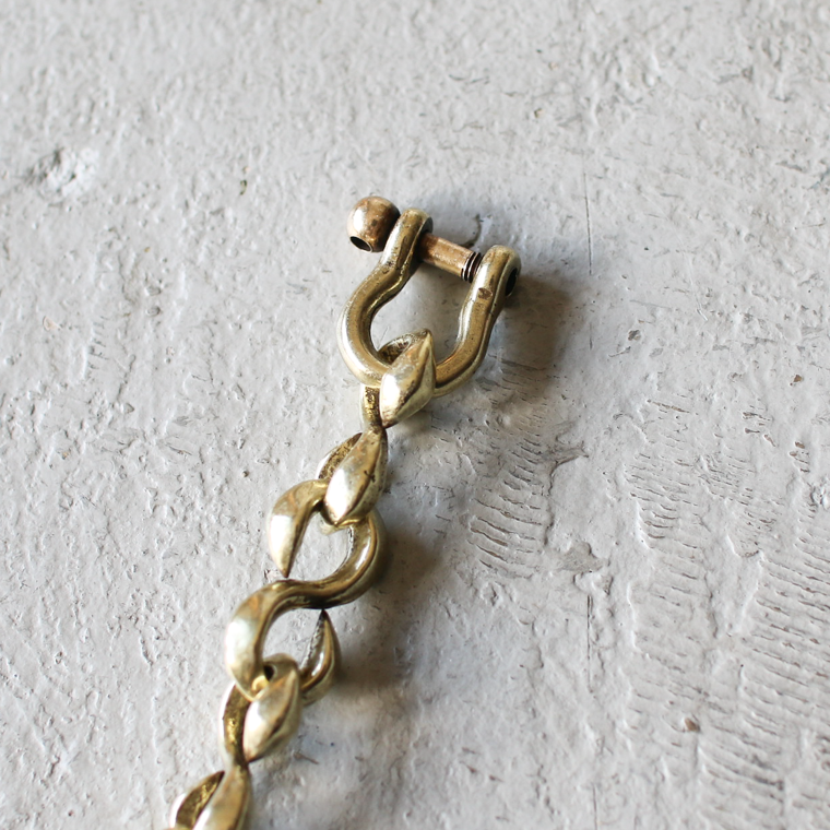 INCEPTION インセプション F HOLE S RING WALLET CHAIN 真鍮 INCEPTION インセプション F HOLE S RING WALLET CHAIN 真鍮