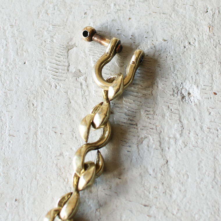 INCEPTION インセプション F HOLE S RING WALLET CHAIN 真鍮 INCEPTION インセプション F HOLE S RING WALLET CHAIN 真鍮
