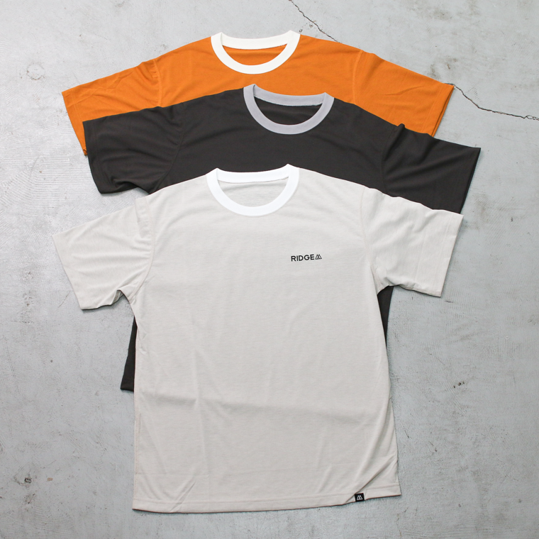 Tシャツ・カットソー WHITE COTTON T-SHIRT リッジマウンテンギア RIDGE MOUNTAIN GEAR ポリエステルT