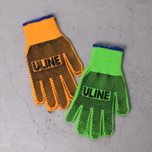 <img class='new_mark_img1' src='https://img.shop-pro.jp/img/new/icons14.gif' style='border:none;display:inline;margin:0px;padding:0px;width:auto;' />ULINE HI-VIS PVC DOT KNIT GLOVES  