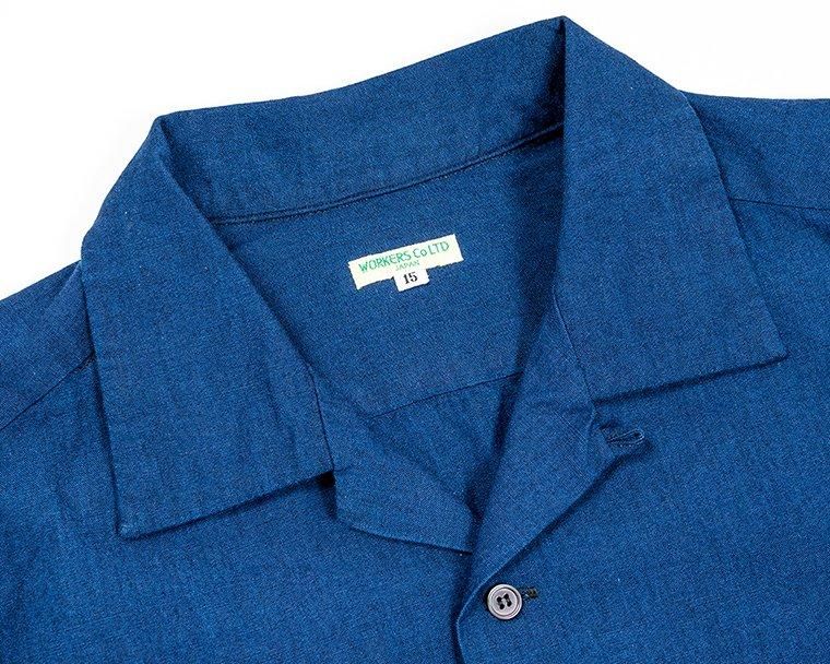 ワーカーズ WORKERS K&T H オープンカラーシャツ Open Collar