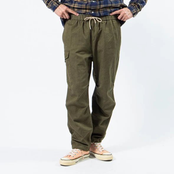 デリシャス DELICIOUS ミリタリーイージーカーゴパンツ Military Easy Cargo Pants ベージュ