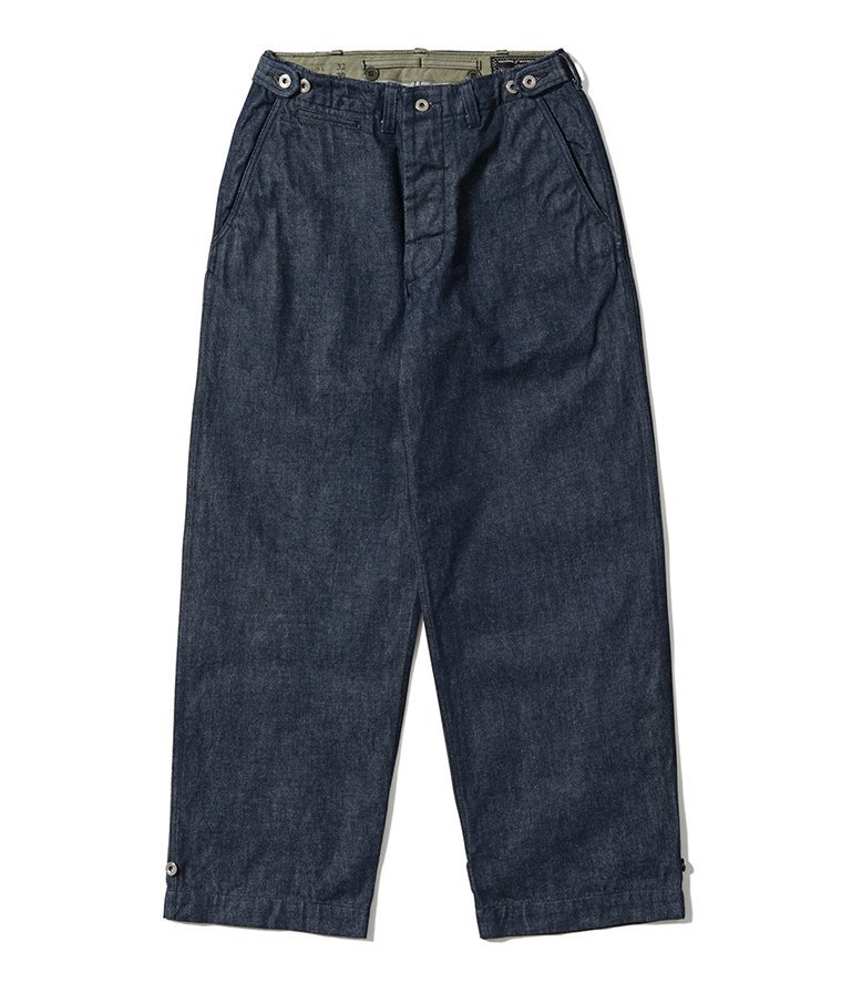 バズリクソンズ BUZZ RICKSON'S 東洋エンタープライズ Lot No. BR42466 TROUSERS FIELD Type  M-1943 “DENIM CIVILIAN MODEL”