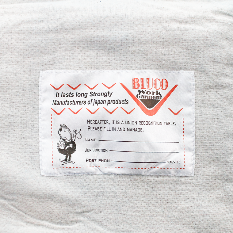 ブルコ BLUCO WORK GARMENT 151-35-010 デニムユーティリティ ブルコ BLUCO WORK GARMENT 151-35-010 デニムユーティリティ