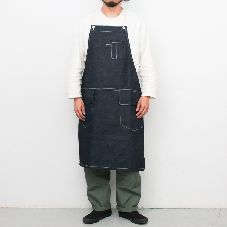 ランドアンドビーシー LAND&B.C. エプロン Root denim apron ランドアンドビーシー LAND&B.C. エプロン Root denim apron