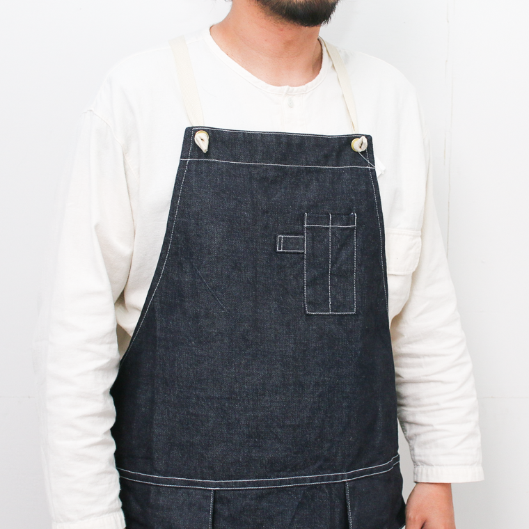 ランドアンドビーシー LAND&B.C. エプロン Root denim apron ランドアンドビーシー LAND&B.C. エプロン Root denim apron