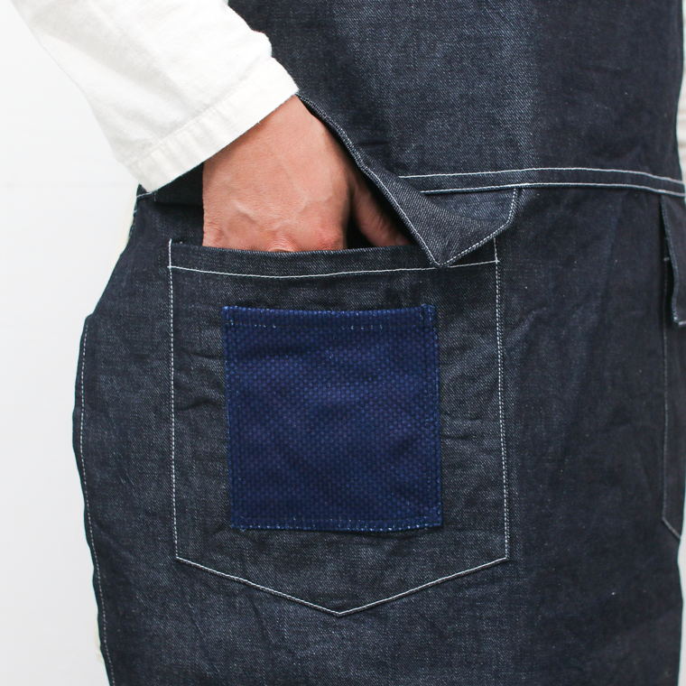 ランドアンドビーシー LAND&B.C. エプロン Root denim apron ランドアンドビーシー LAND&B.C. エプロン Root denim apron