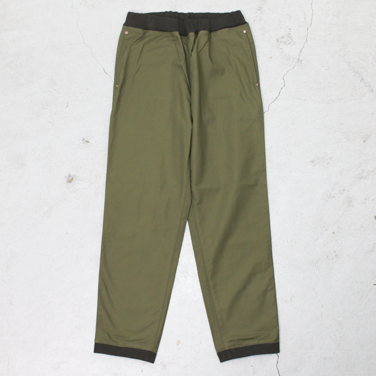 新品未使用 STUDIO ORIBE カーキ チノパン スタジオオリベ STUDIO ORIBE リブパンツ RIB PANTS (Renewal