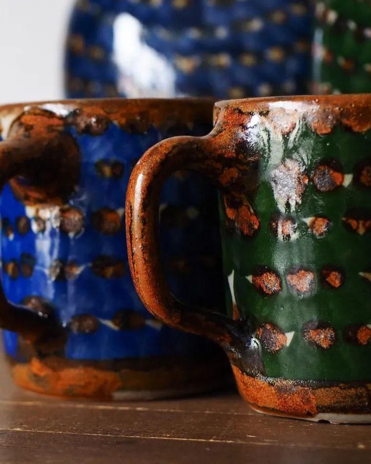 MEXICAN FOLK ART Tonala Style San German Pottery トナラスタイル