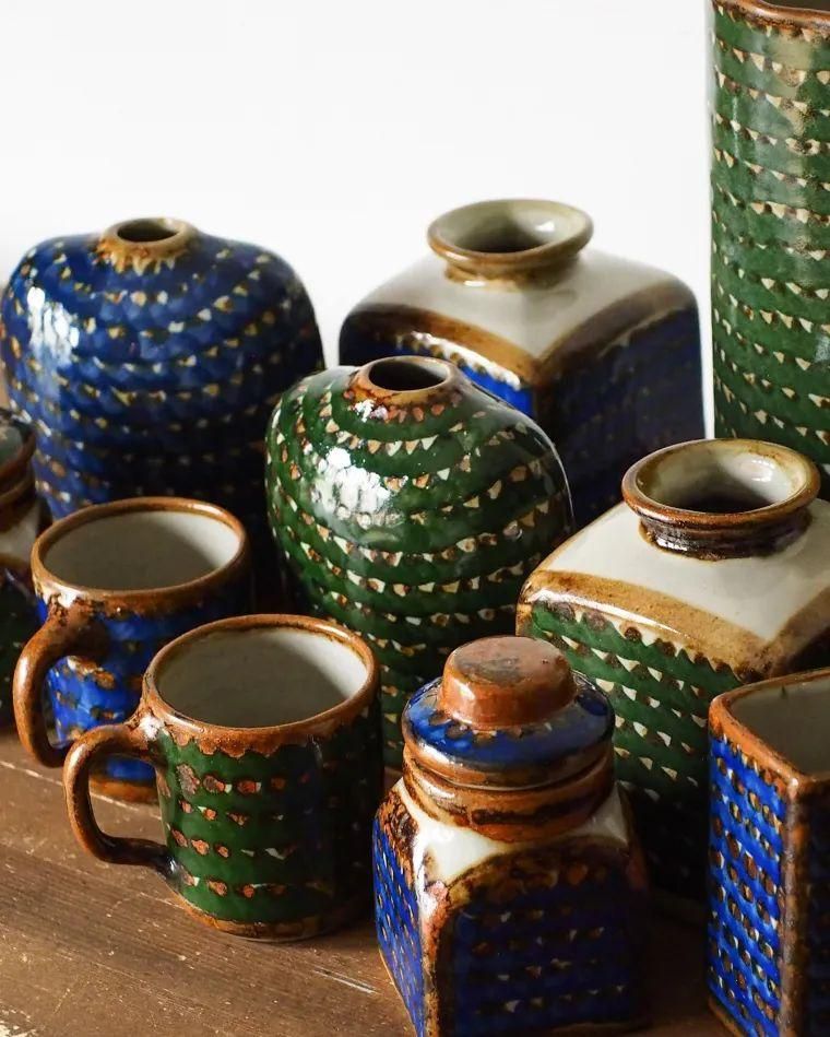MEXICAN FOLK ART Tonala Style San German Pottery トナラ