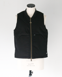 <img class='new_mark_img1' src='https://img.shop-pro.jp/img/new/icons14.gif' style='border:none;display:inline;margin:0px;padding:0px;width:auto;' />BLUCO WORK GARMENT ֥륳 155-35-013 ֥顼å٥ RIB COLLAR DUCK VEST ֥å