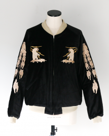<img class='new_mark_img1' src='https://img.shop-pro.jp/img/new/icons14.gif' style='border:none;display:inline;margin:0px;padding:0px;width:auto;' />TAILOR TOYO ơ顼 TT15792 Late 1950s Style Velveteen Souvenir Jacket POLAR BEAR  ALASKA MAP