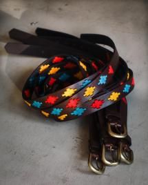 <img class='new_mark_img1' src='https://img.shop-pro.jp/img/new/icons14.gif' style='border:none;display:inline;margin:0px;padding:0px;width:auto;' />FERNANDO GOMEZ フェルナンドゴメス POLO BELT GAUCHO ポロベルト ブラウン