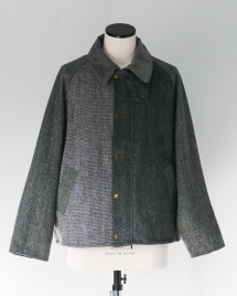 <img class='new_mark_img1' src='https://img.shop-pro.jp/img/new/icons14.gif' style='border:none;display:inline;margin:0px;padding:0px;width:auto;' />YOUSED 桼 Remake Harris Tweed Drivers Jacket ᥤϥꥹĥɥɥ饤С㥱å 졼 SIZE1 