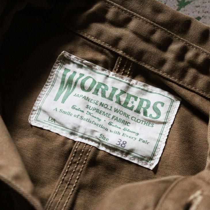 WORKERS CLOTHING FACTORY 36サイズ オリーブグリーン
