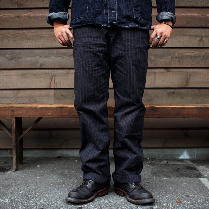 JAPAN BLUE JEANS ジャパンブルージーンズ JB7052 Covert Stripe Twill Trousers  コバートストライプツイルトラウザース 100本限定モデル