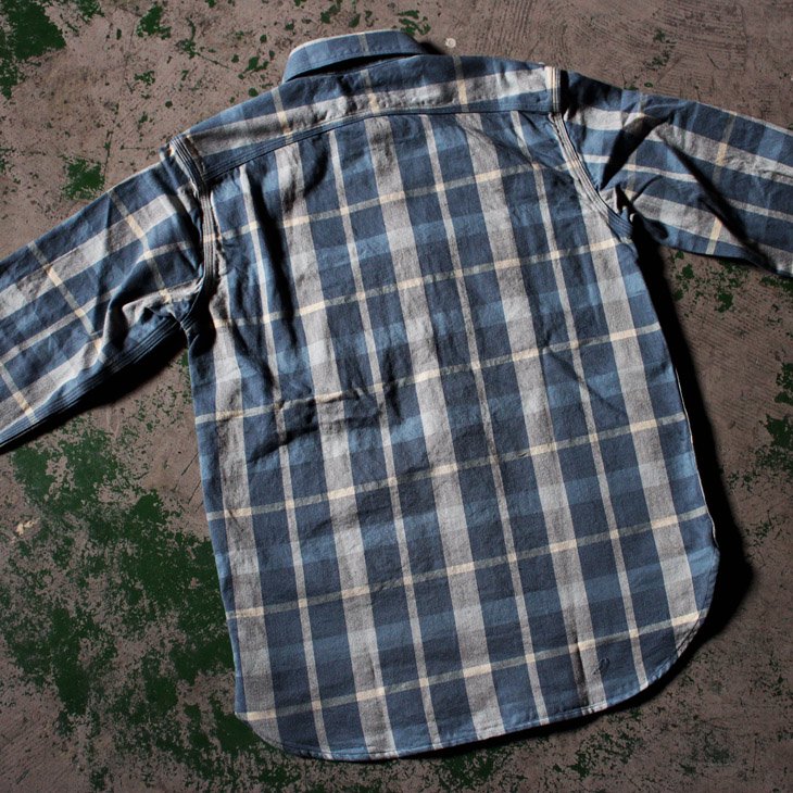 WORKERS K&T H ワーカーズ Flannel Shirt フランネルシャツ ブルーベース