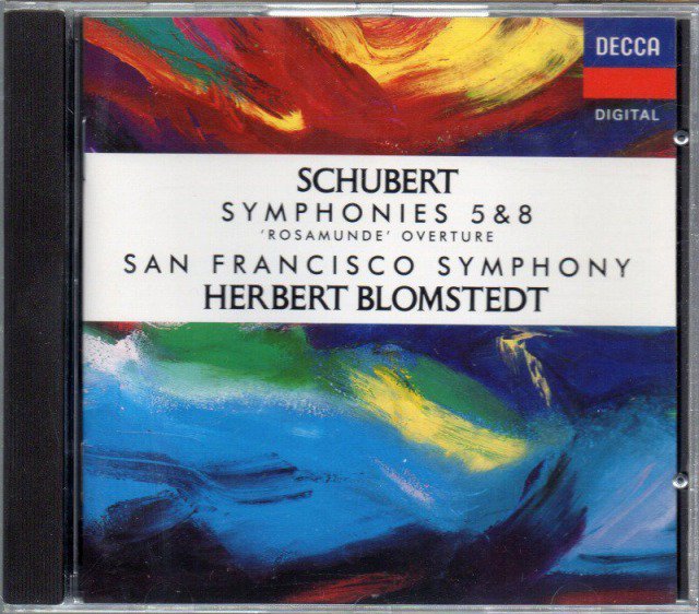 シューベルト：交響曲第5番，未完成 他　ブロムシュテット＝SFSO （外DECCA） - クラシックの中古CD屋ファルスタッフ