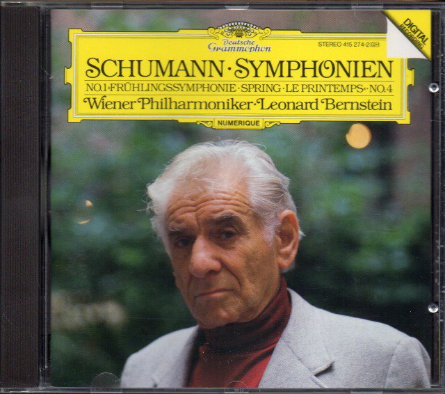 シューマン：交響曲第1，4番 バーンスタイン＝WP /LIVE （外DG） - クラシックの中古CD屋ファルスタッフ