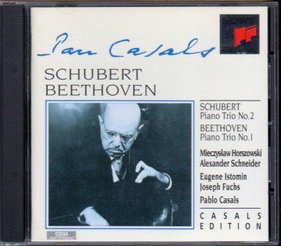 シューベルト：ピアノ三重奏曲第2番，ベートーヴェン：p三重1番　カザルス(vc) 他 /LIVE （SMK58988） -  クラシックの中古CD屋ファルスタッフ