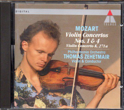 モーツァルト：ヴァイオリン協奏曲第1, 4, 7番　ツェートマイアー(vn) （外TELDEC） - クラシックの中古CD屋ファルスタッフ