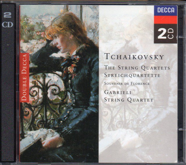 チャイコフスキー：弦楽四重奏曲全曲，フィレンツェの思い出 ガブリエリSQ 他 （外DECCA・2CD） - クラシックの中古CD屋ファルスタッフ