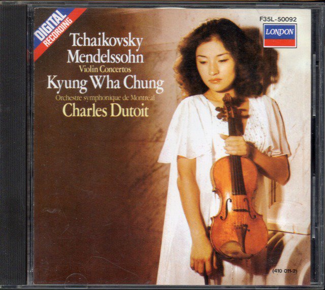 チャイコフスキー，メンデルスゾーン：ヴァイオリン協奏曲　チョン・キョンファ(vn) （F35L50092） - クラシックの中古CD屋ファルスタッフ
