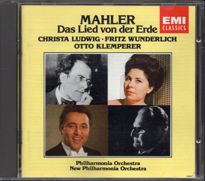 クレンペラー マーラー:交響曲"大地の歌" CD